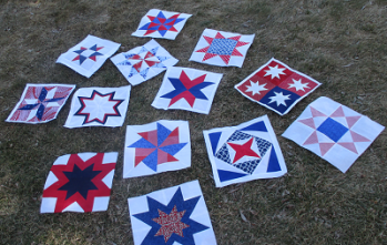 Fourth of July Star Quilt Blocks